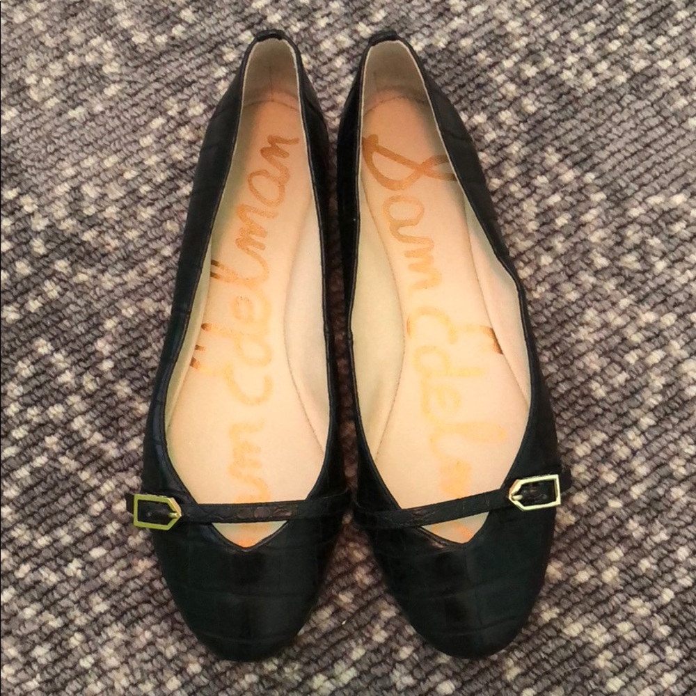 Sam Edelman black Alora Flats Size 6.5